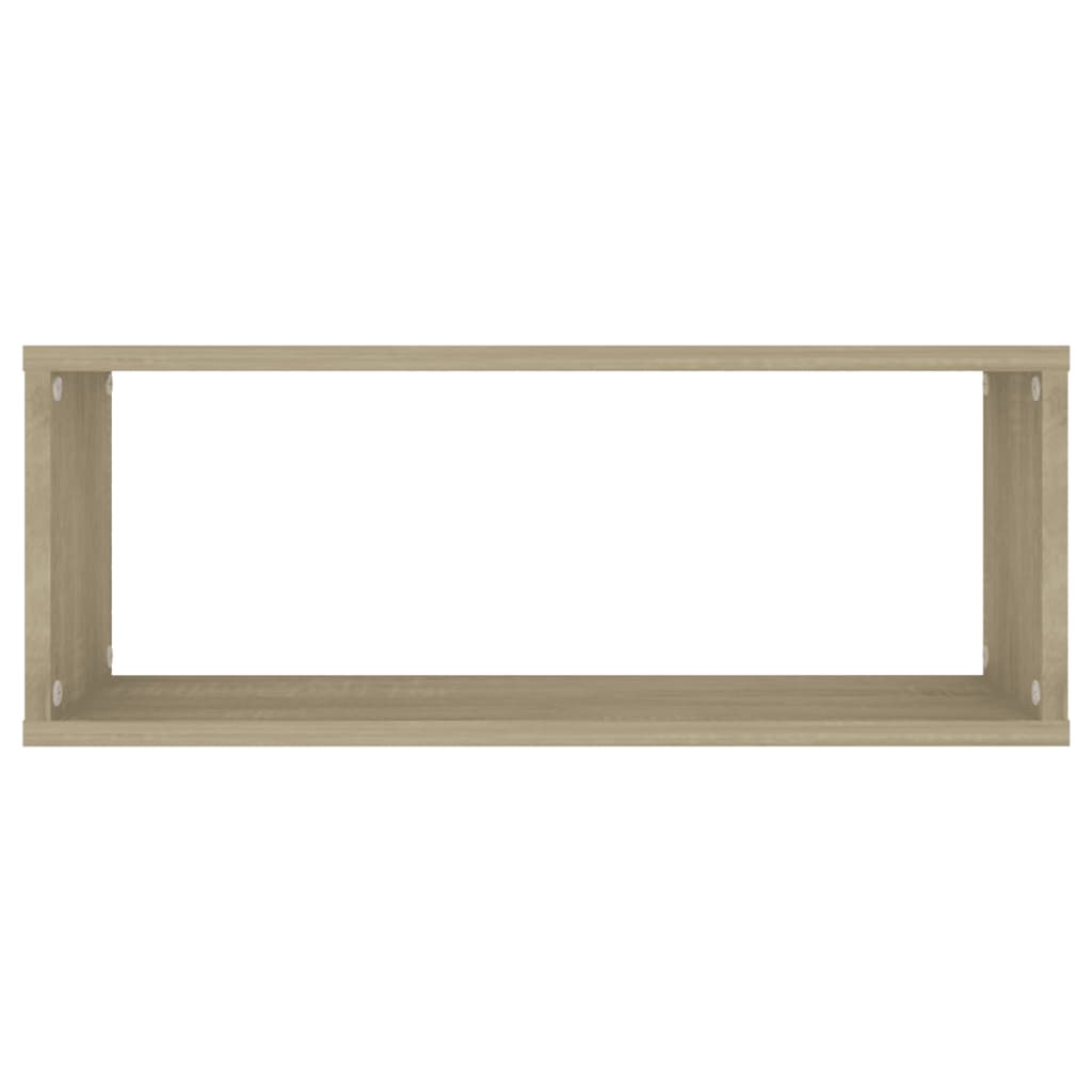 Kuutioseinähyllyt 4 kpl Sonoma-tammi 60x15x23 cm lastulevy - Sisustajankoti.fi