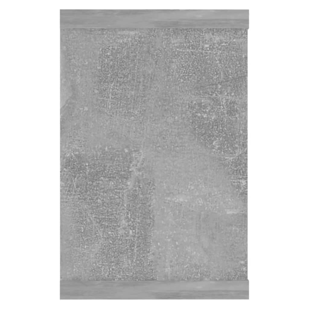Kuutioseinähyllyt 4 kpl betoninharmaa 60x15x23 cm lastulevy - Sisustajankoti.fi