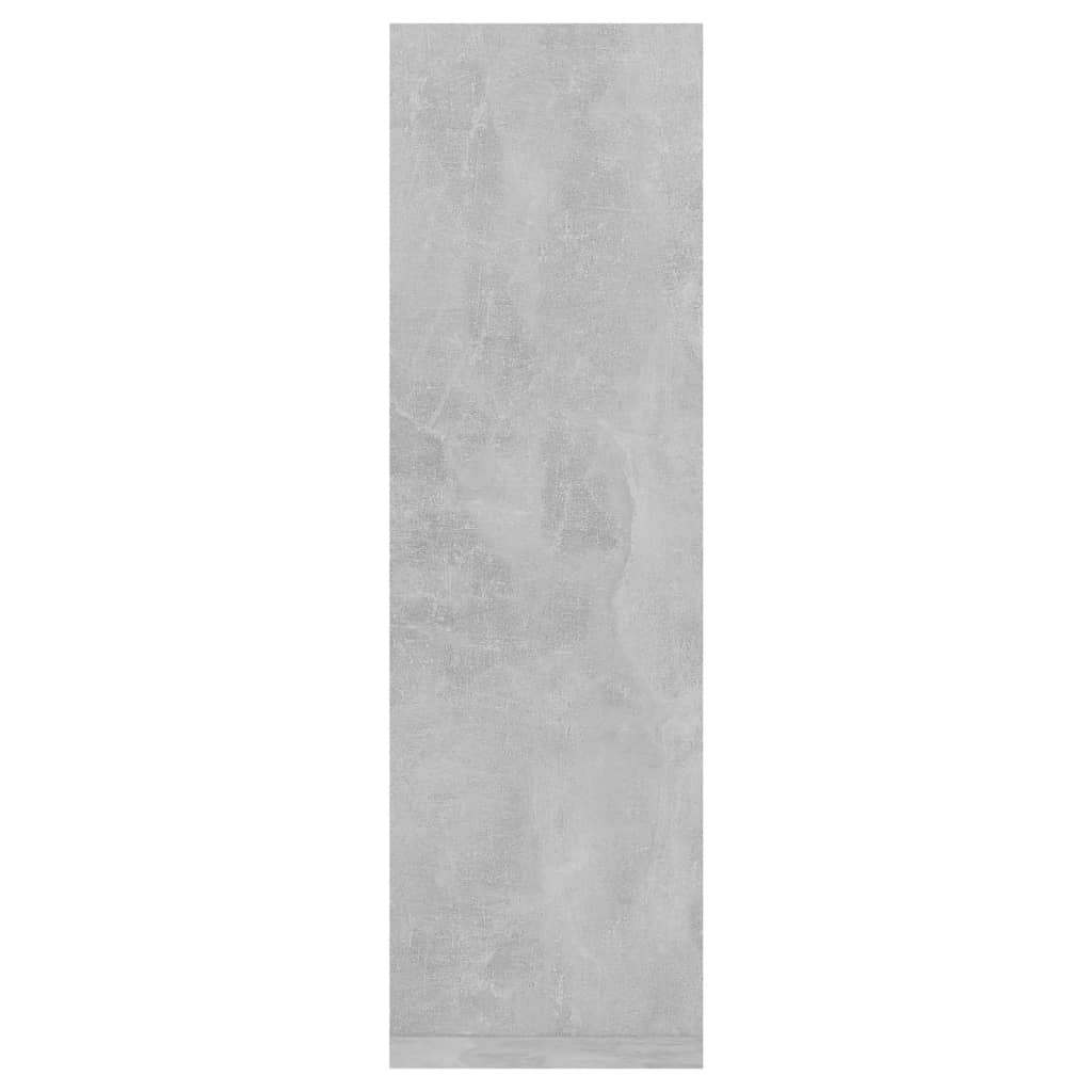 Seinähyllyt 2 kpl betoninharmaa 50x15x50 cm lastulevy - Sisustajankoti.fi