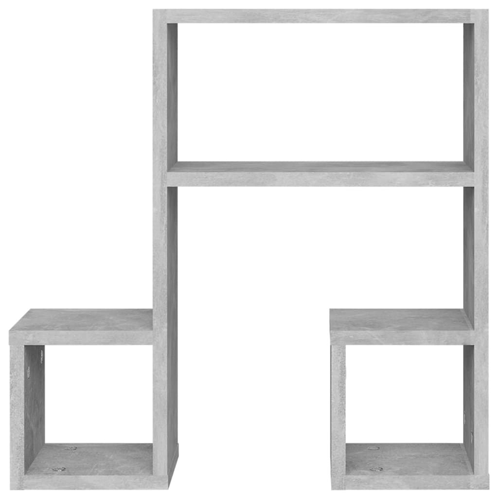 Seinähyllyt 2 kpl betoninharmaa 50x15x50 cm - Sisustajankoti.fi