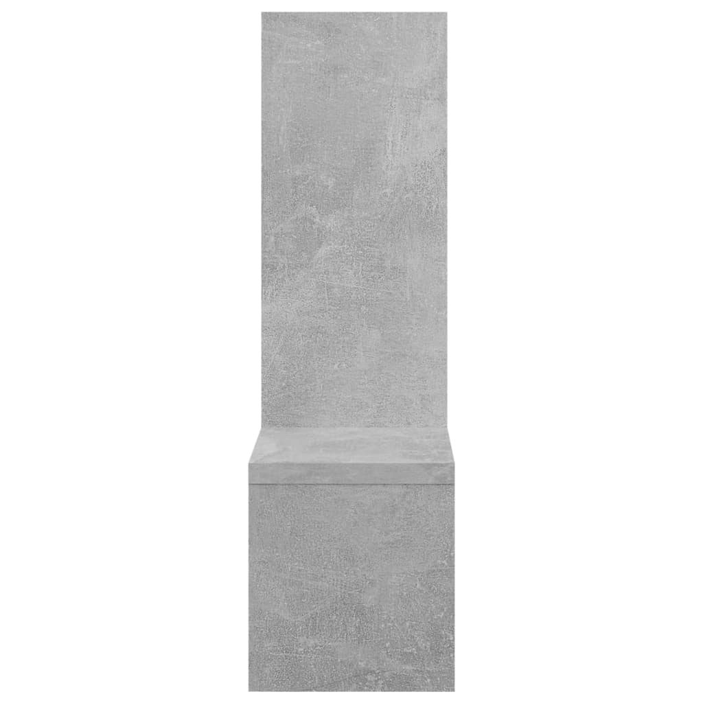 Seinähyllyt 2 kpl betoninharmaa 50x15x50 cm - Sisustajankoti.fi