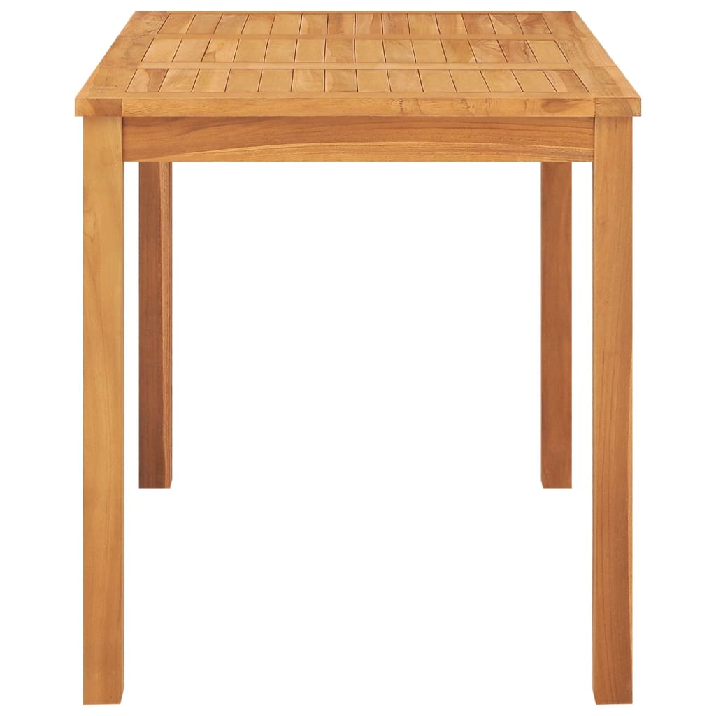 Puutarhan ruokapöytä 120x70x77 cm täysi tiikki - Sisustajankoti.fi