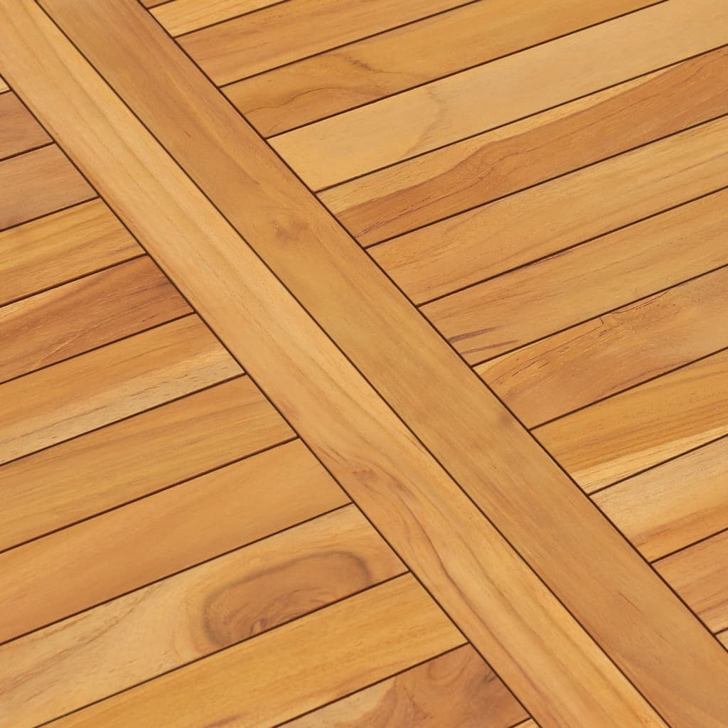 Puutarhan ruokapöytä 120x70x77 cm täysi tiikki - Sisustajankoti.fi