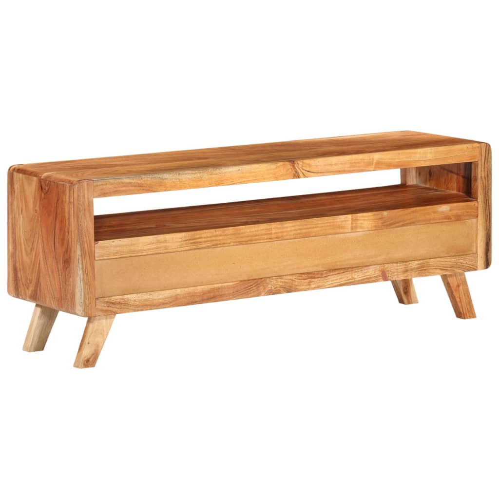 TV-taso 110x30x40 cm täysi akaasiapuu - Sisustajankoti.fi