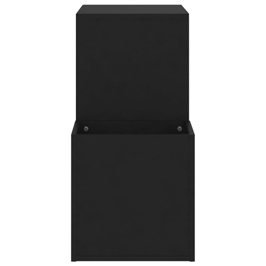 Eteisen kenkäkaappi musta 105x35,5x70 cm lastulevy - Sisustajankoti.fi