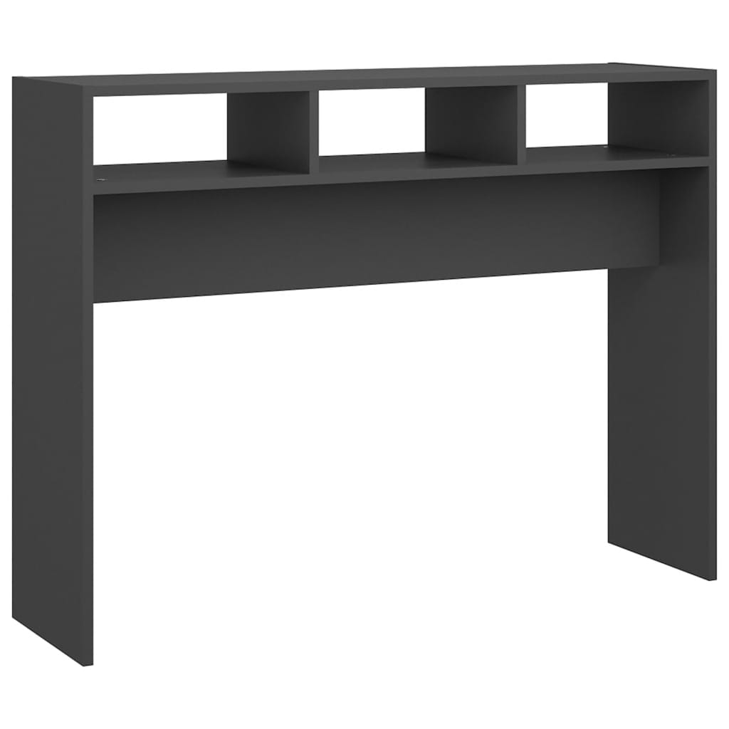Konsolipöytä harmaa 105x30x80 cm lastulevy - Sisustajankoti.fi