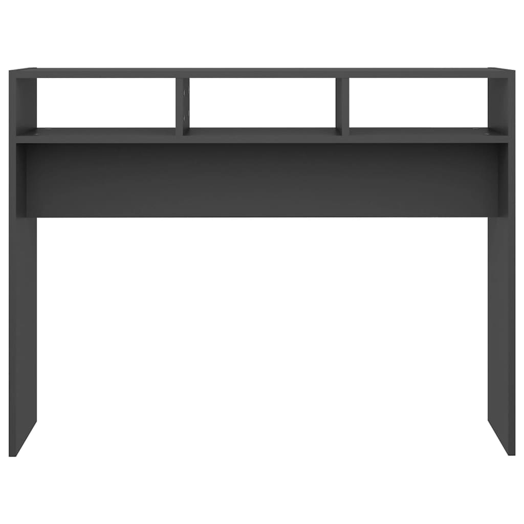 Konsolipöytä harmaa 105x30x80 cm lastulevy - Sisustajankoti.fi
