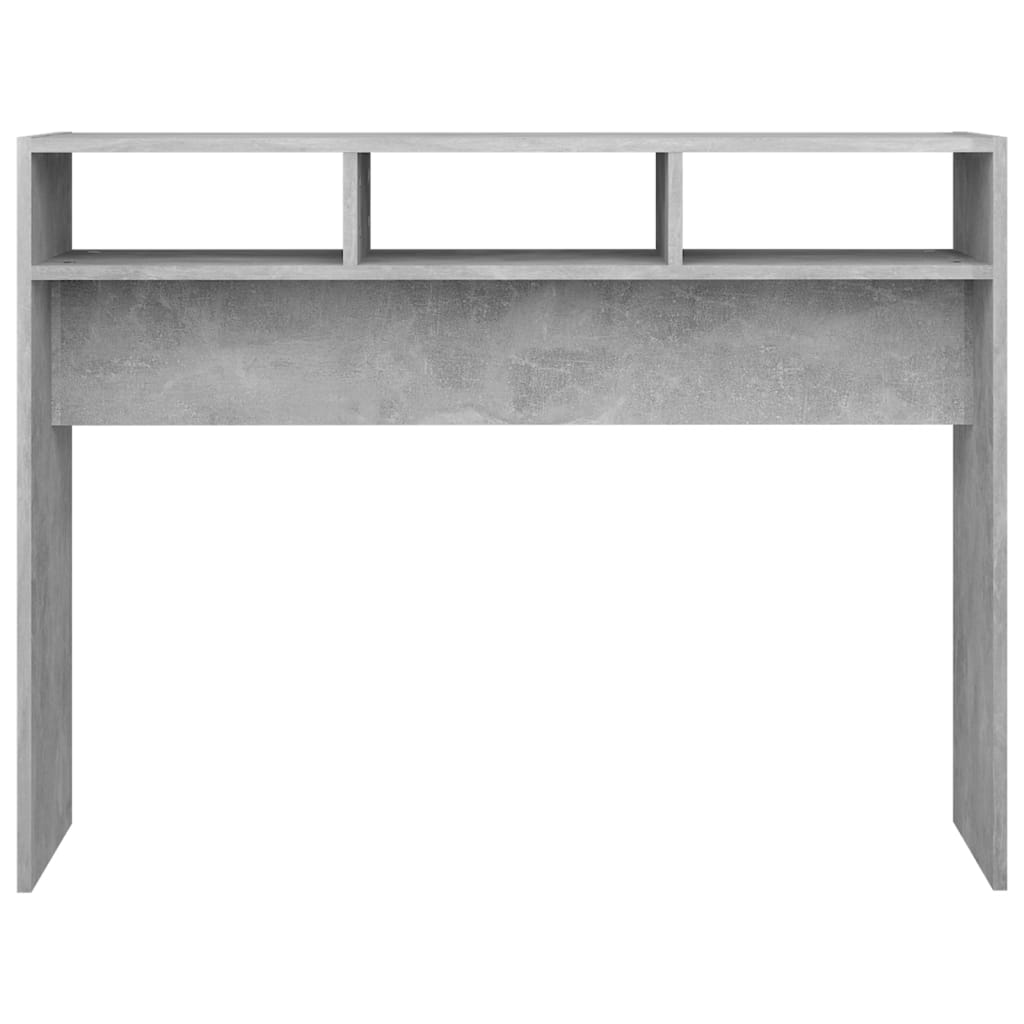 Konsolipöytä betoninharmaa 105x30x80 cm lastulevy - Sisustajankoti.fi