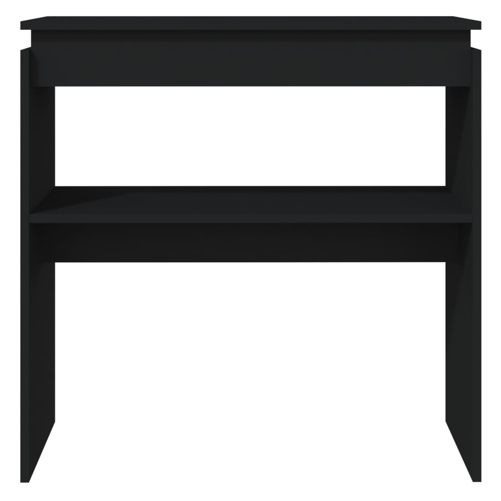 Konsolipöytä musta 80x30x80 cm lastulevy - Sisustajankoti.fi