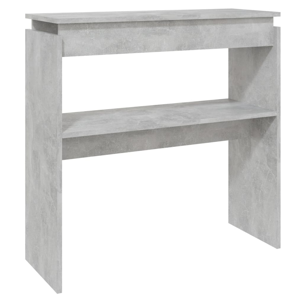 Konsolipöytä betoninharmaa 80x30x80 cm lastulevy - Sisustajankoti.fi