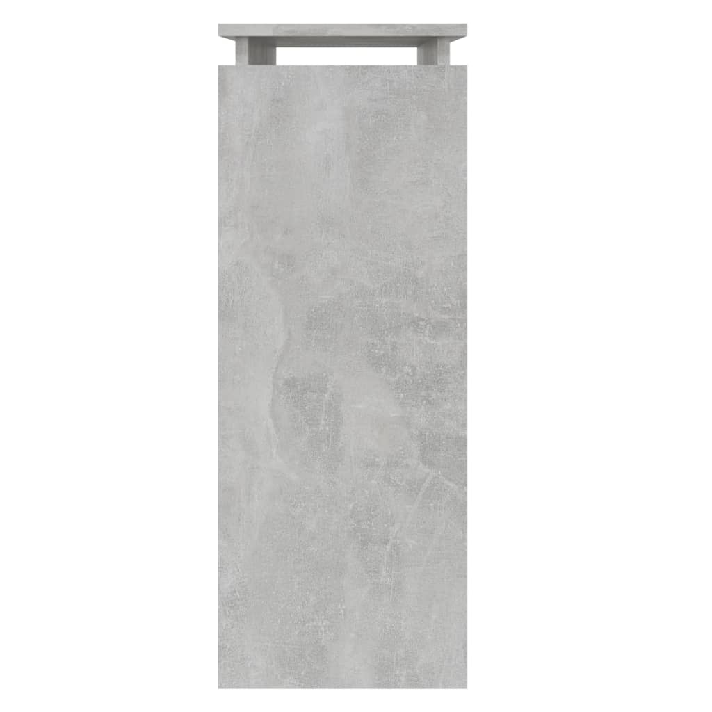 Konsolipöytä betoninharmaa 80x30x80 cm lastulevy - Sisustajankoti.fi
