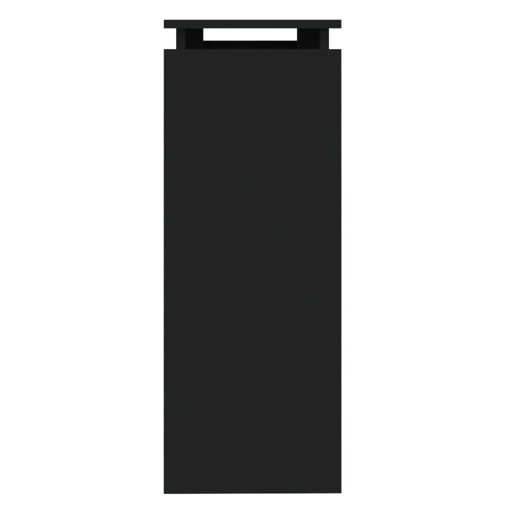 Konsolipöytä musta 102x30x80 cm lastulevy - Sisustajankoti.fi