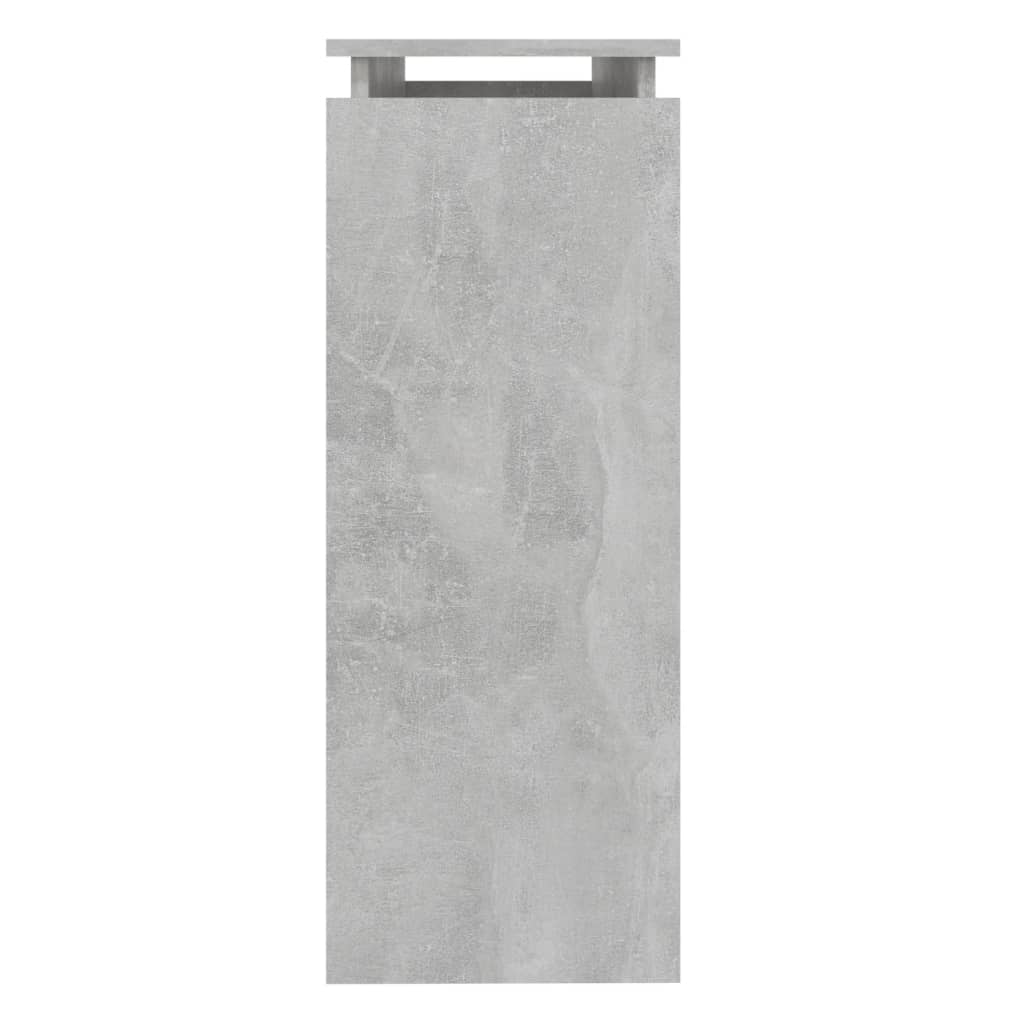 Konsolipöytä betoninharmaa 102x30x80 cm lastulevy - Sisustajankoti.fi