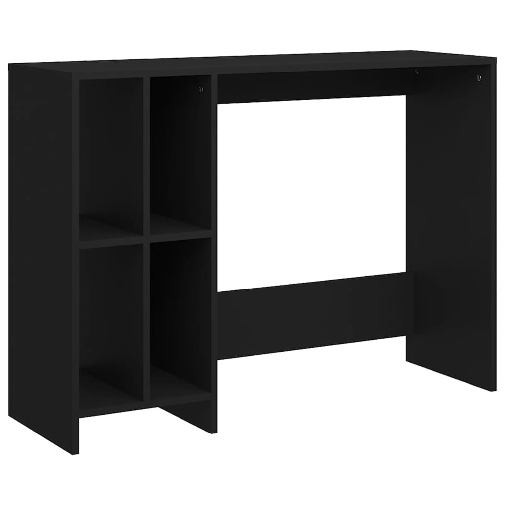 Työpöytä musta 102,5x35x75 cm lastulevy - Sisustajankoti.fi