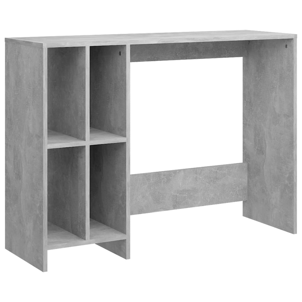 Työpöytä betoninharmaa 102,5x35x75 cm lastulevy - Sisustajankoti.fi