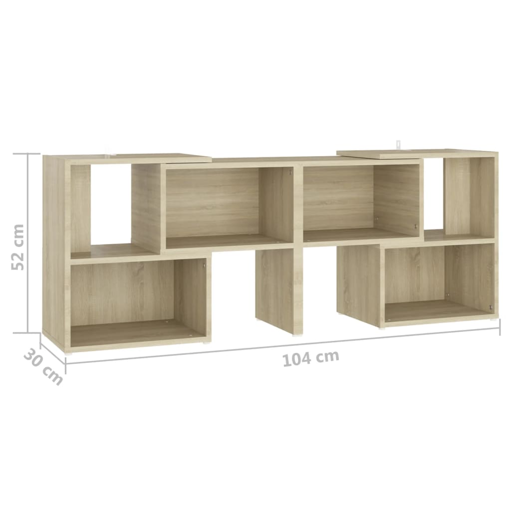 TV-taso Sonoma tammi 104x30x52 cm lastulevy - Sisustajankoti.fi