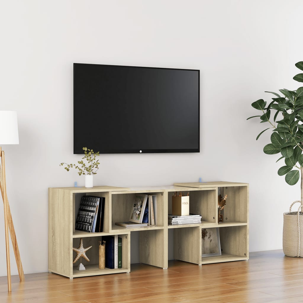 TV-taso Sonoma tammi 104x30x52 cm lastulevy - Sisustajankoti.fi