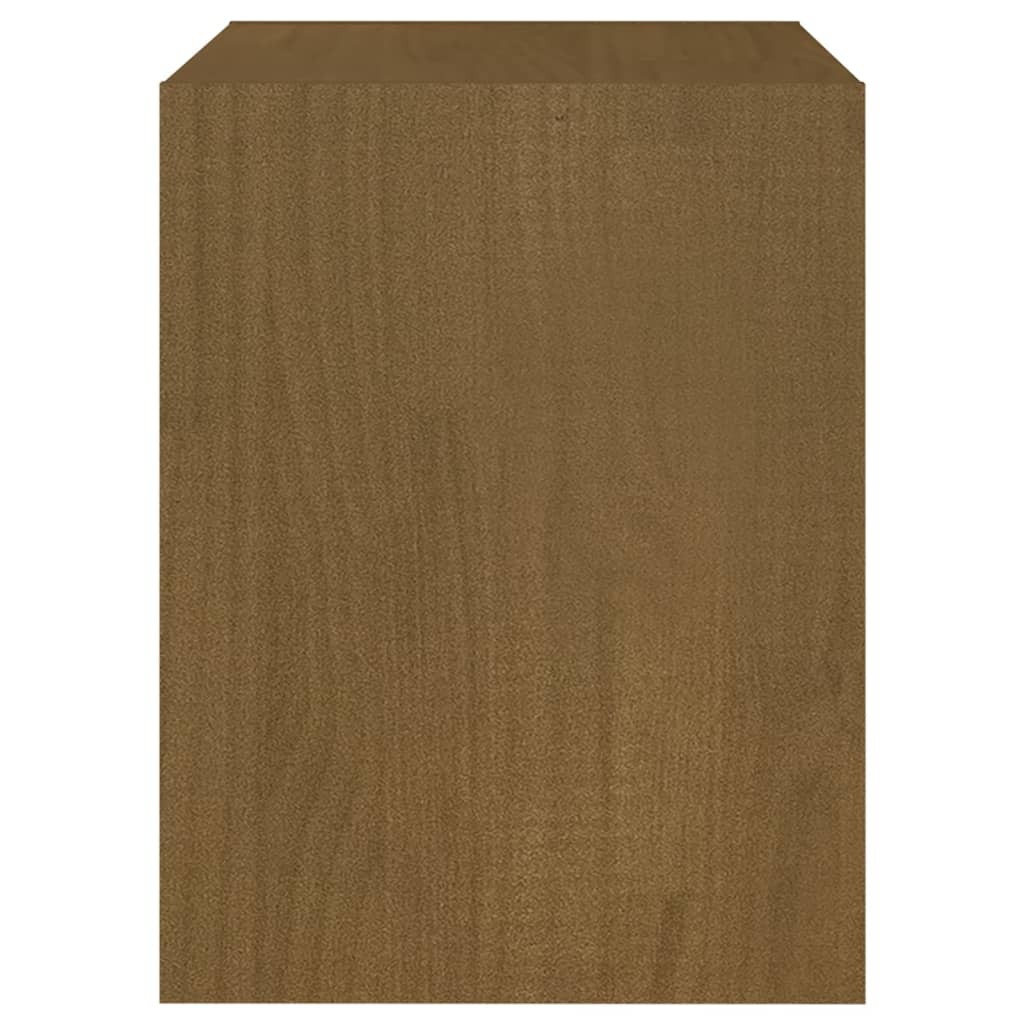 Yöpöydät 2 kpl hunajanruskea 40x30,5x40 cm täysi mänty - Sisustajankoti.fi