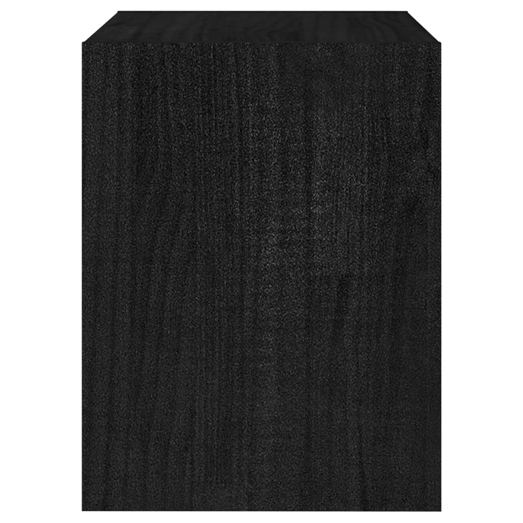 Yöpöydät 2 kpl musta 40x30,5x40 cm täysi mänty - Sisustajankoti.fi