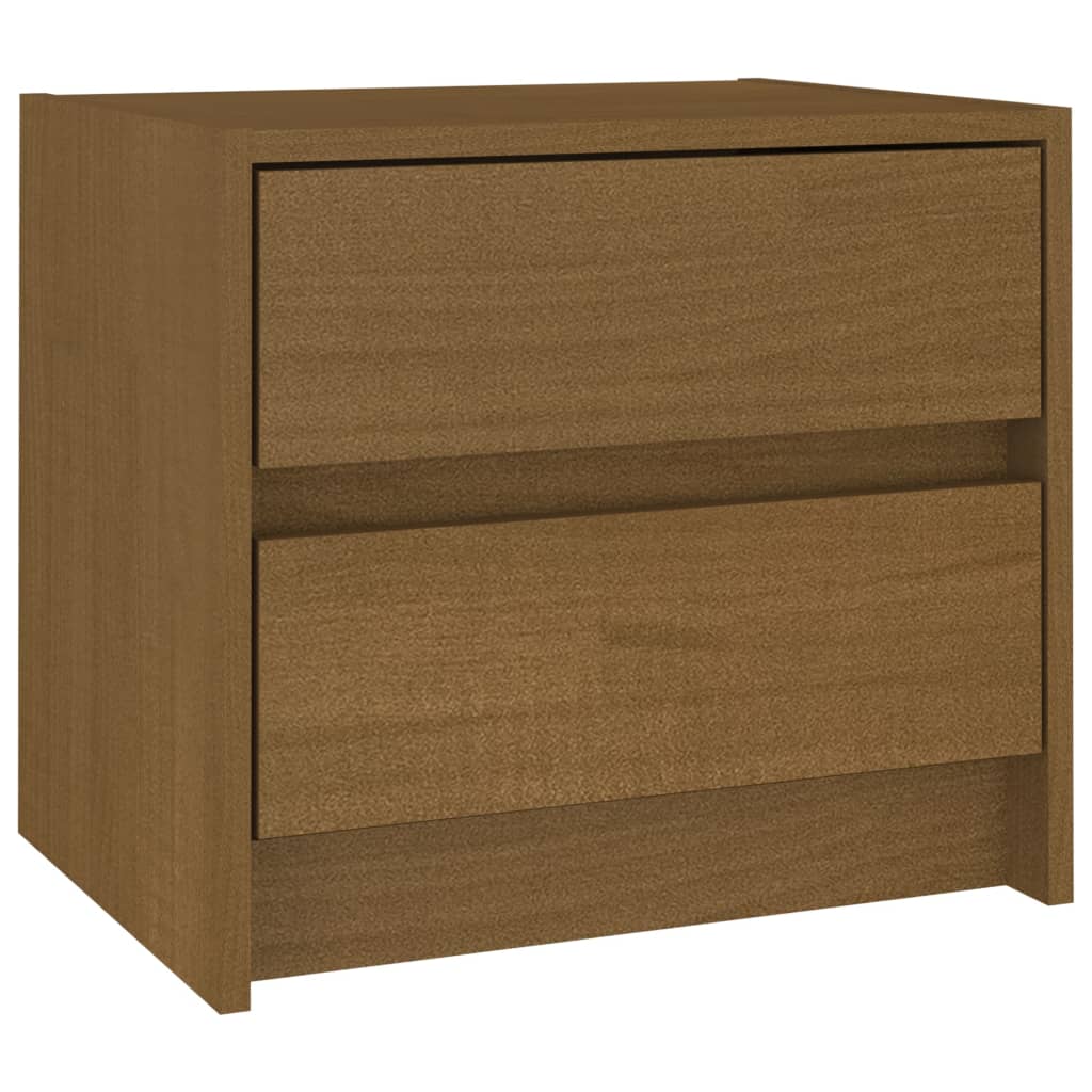 Yöpöytä hunajanruskea 40x30,5x35,5 cm täysi mänty - Sisustajankoti.fi