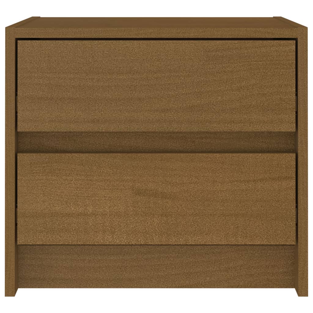 Yöpöytä hunajanruskea 40x30,5x35,5 cm täysi mänty - Sisustajankoti.fi