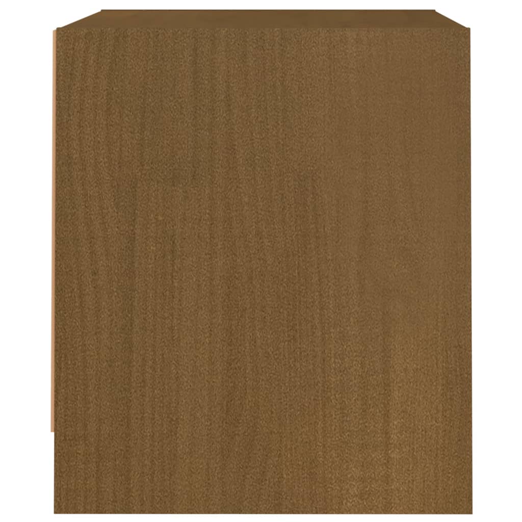 Yöpöytä hunajanruskea 40x30,5x35,5 cm täysi mänty - Sisustajankoti.fi