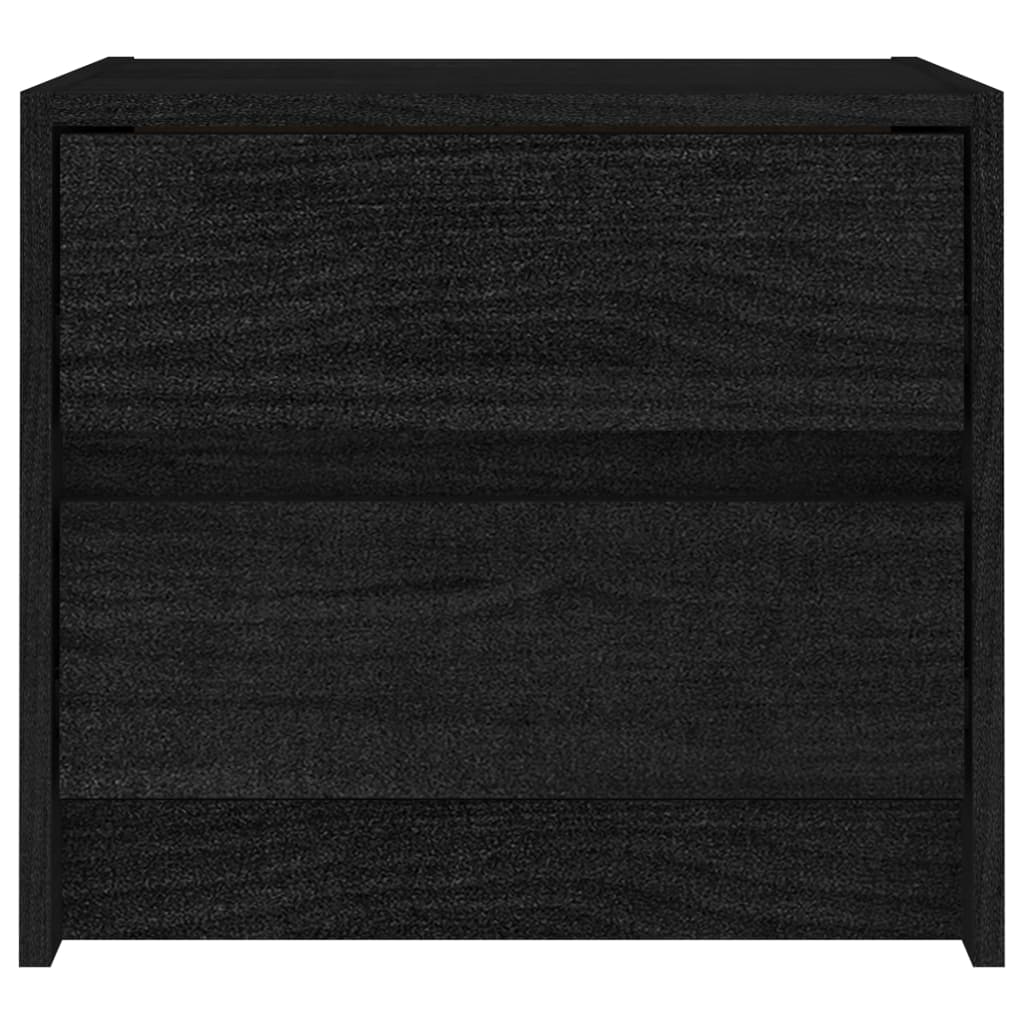 Yöpöytä musta 40x30,5x35,5 cm täysi mänty - Sisustajankoti.fi