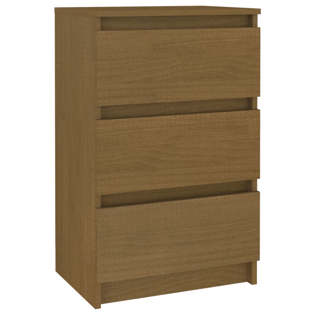 Yöpöytä hunajanruskea 40x29,5x64 täysi mänty - Sisustajankoti.fi