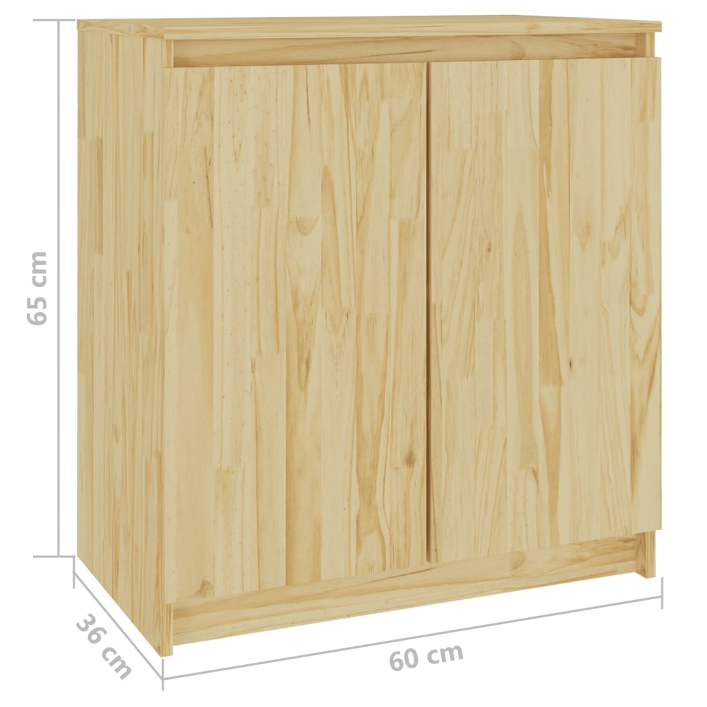 Sivukaappi 60x36x65 cm täysi mänty - Sisustajankoti.fi