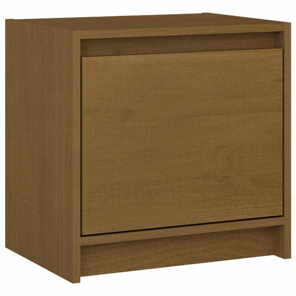 Yöpöytä hunajanruskea 40x30,5x40 cm täysi mänty - Sisustajankoti.fi