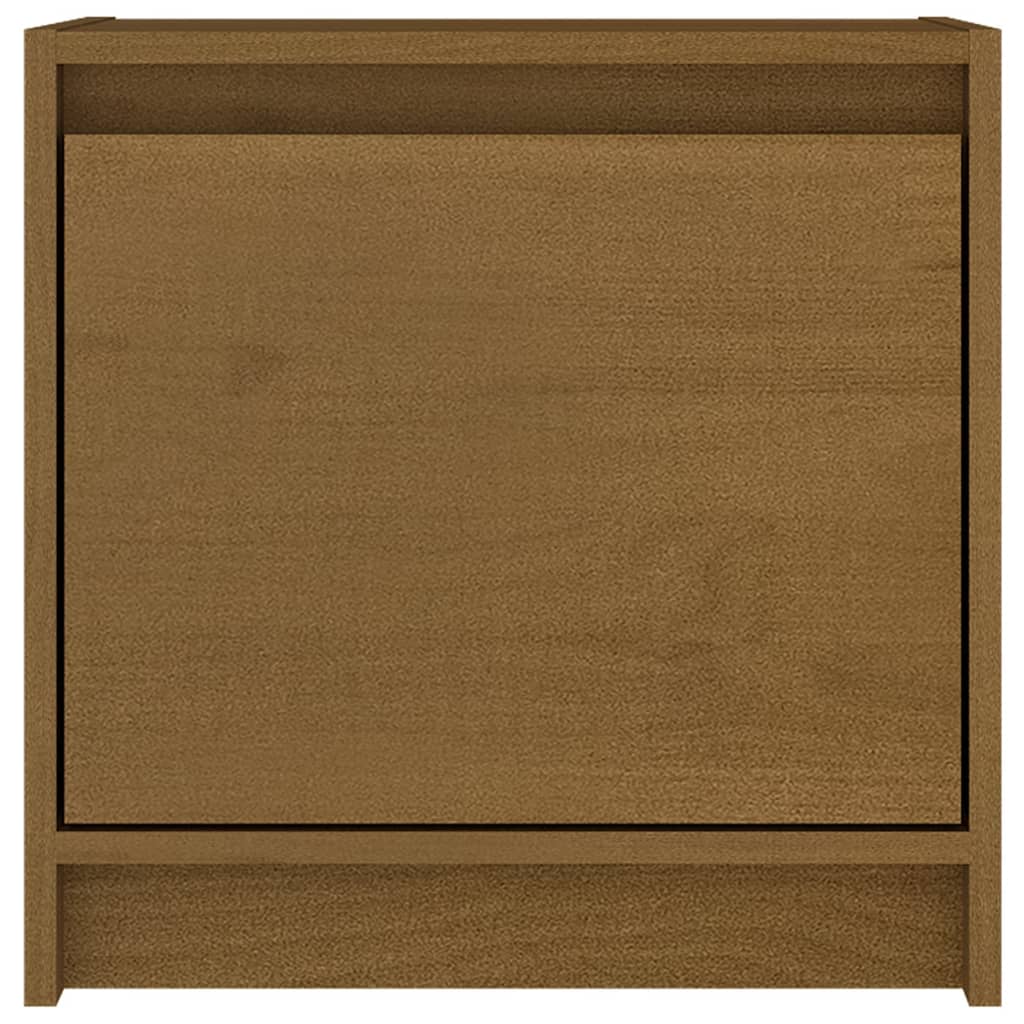 Yöpöytä hunajanruskea 40x30,5x40 cm täysi mänty - Sisustajankoti.fi