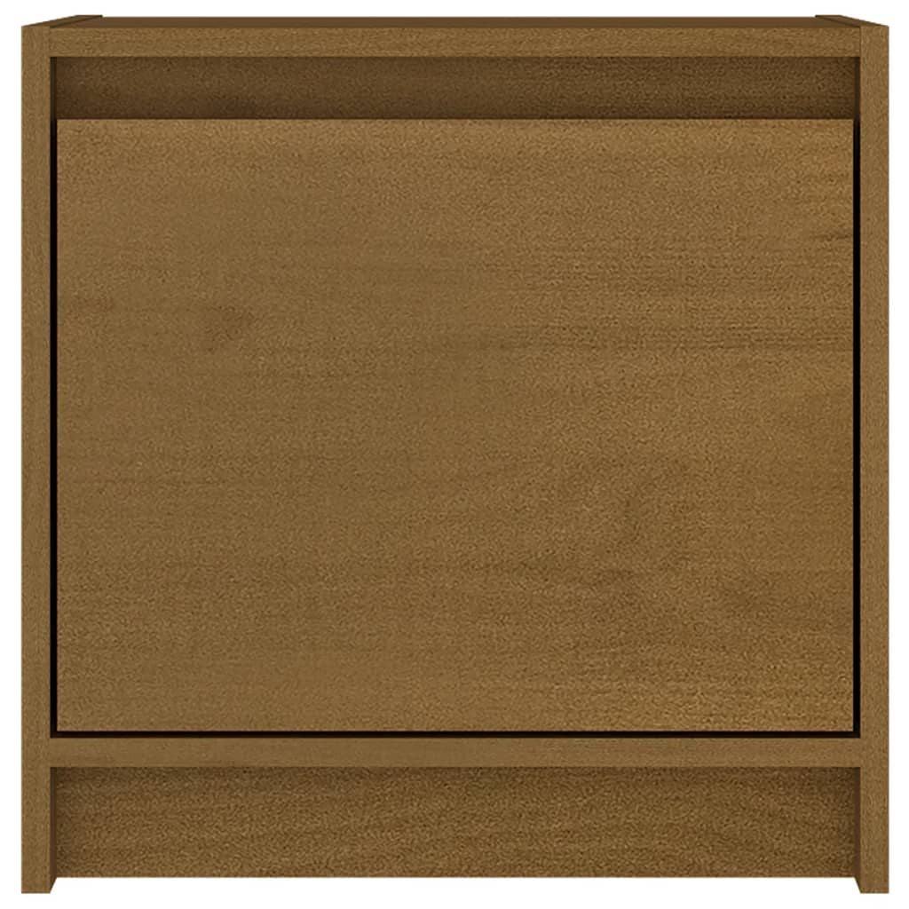 Yöpöydät 2 kpl hunajanruskea 40x30,5x40 cm täysi mänty - Sisustajankoti.fi