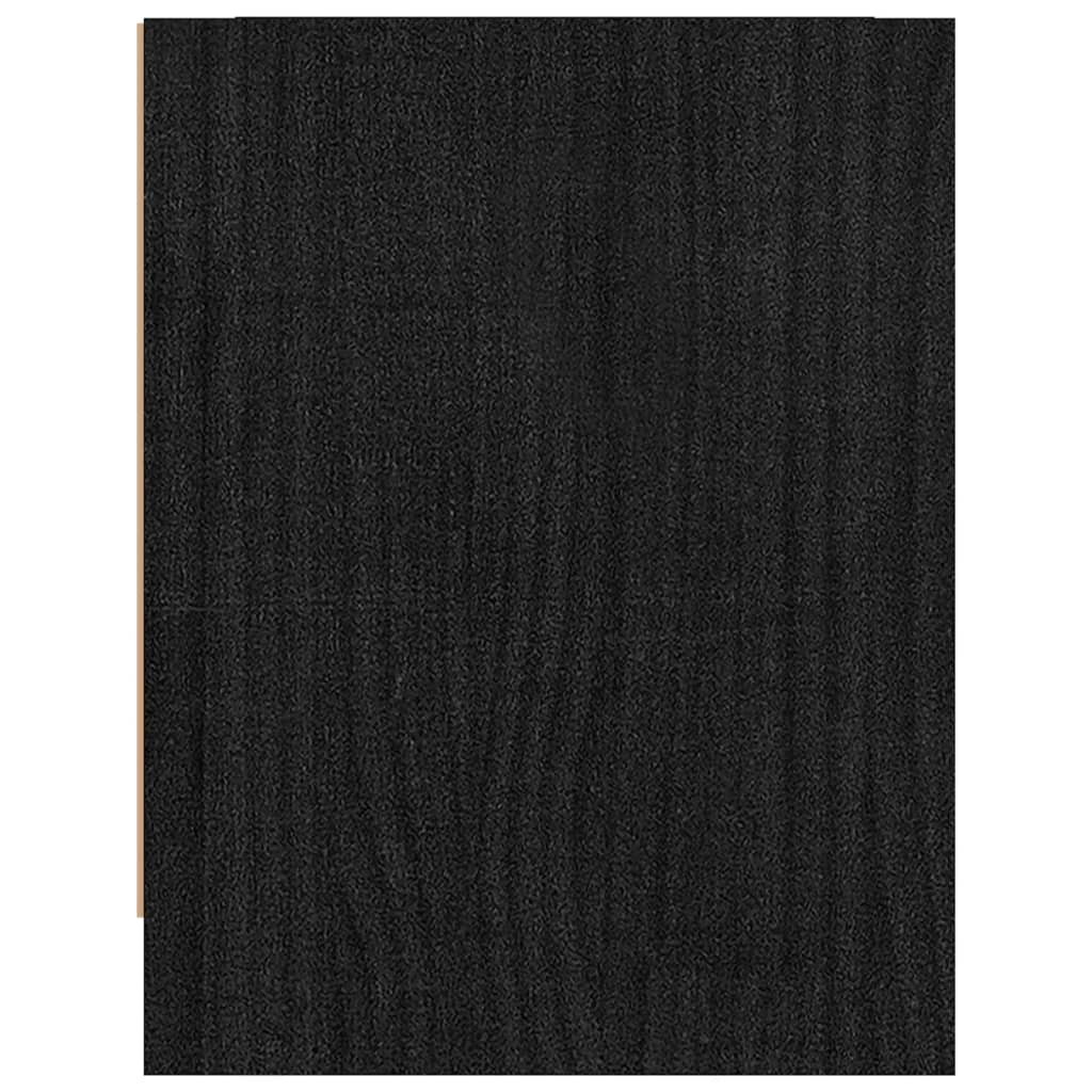 Yöpöytä musta 40x30,5x40 cm täysi mänty - Sisustajankoti.fi