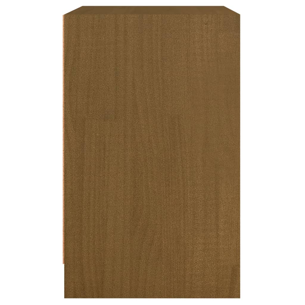 Yöpöydät 2 kpl hunajanruskea 40x31x50 cm täysi mänty - Sisustajankoti.fi
