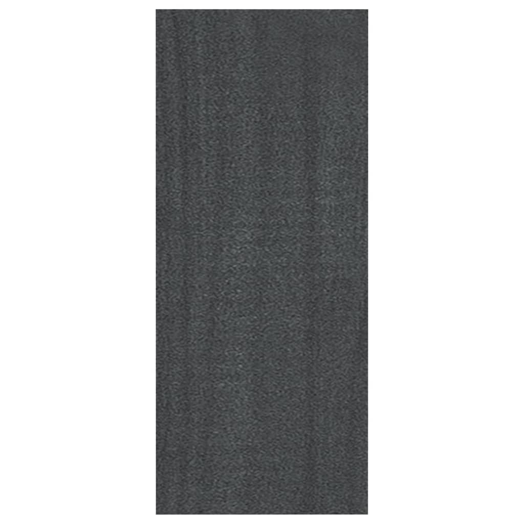 Kirjahylly harmaa 40x30x71,5 cm täysi mänty - Sisustajankoti.fi