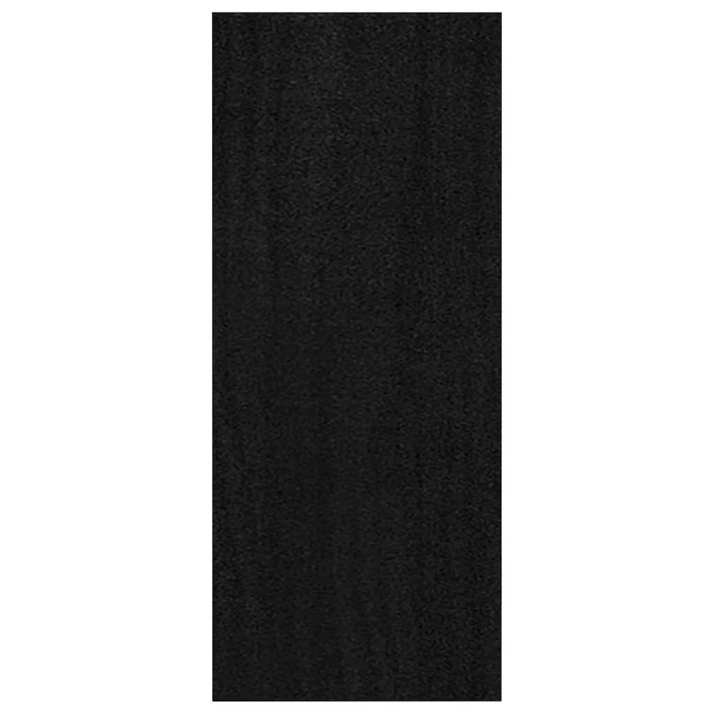 Kirjahylly musta 40x30x71,5 cm täysi mänty - Sisustajankoti.fi