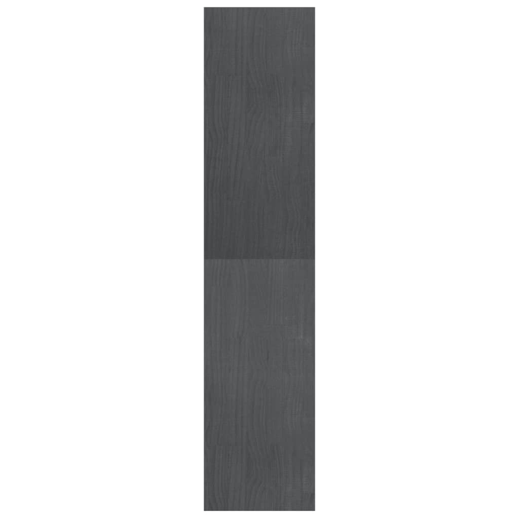 Kirjahylly/tilanjakaja harmaa 40x30x135,5 cm täysi mänty - Sisustajankoti.fi