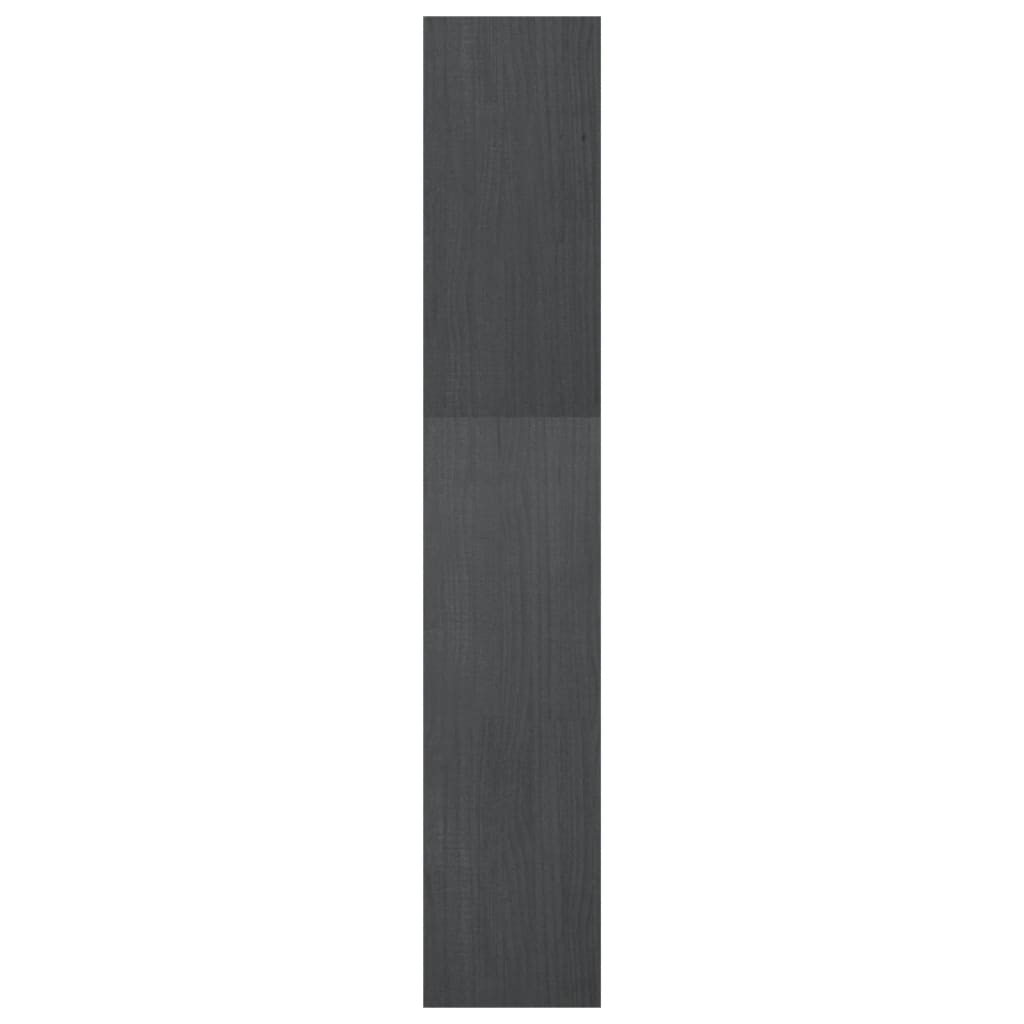 Kirjahylly/tilanjakaja harmaa 40x30x167,5 cm täysi mänty - Sisustajankoti.fi