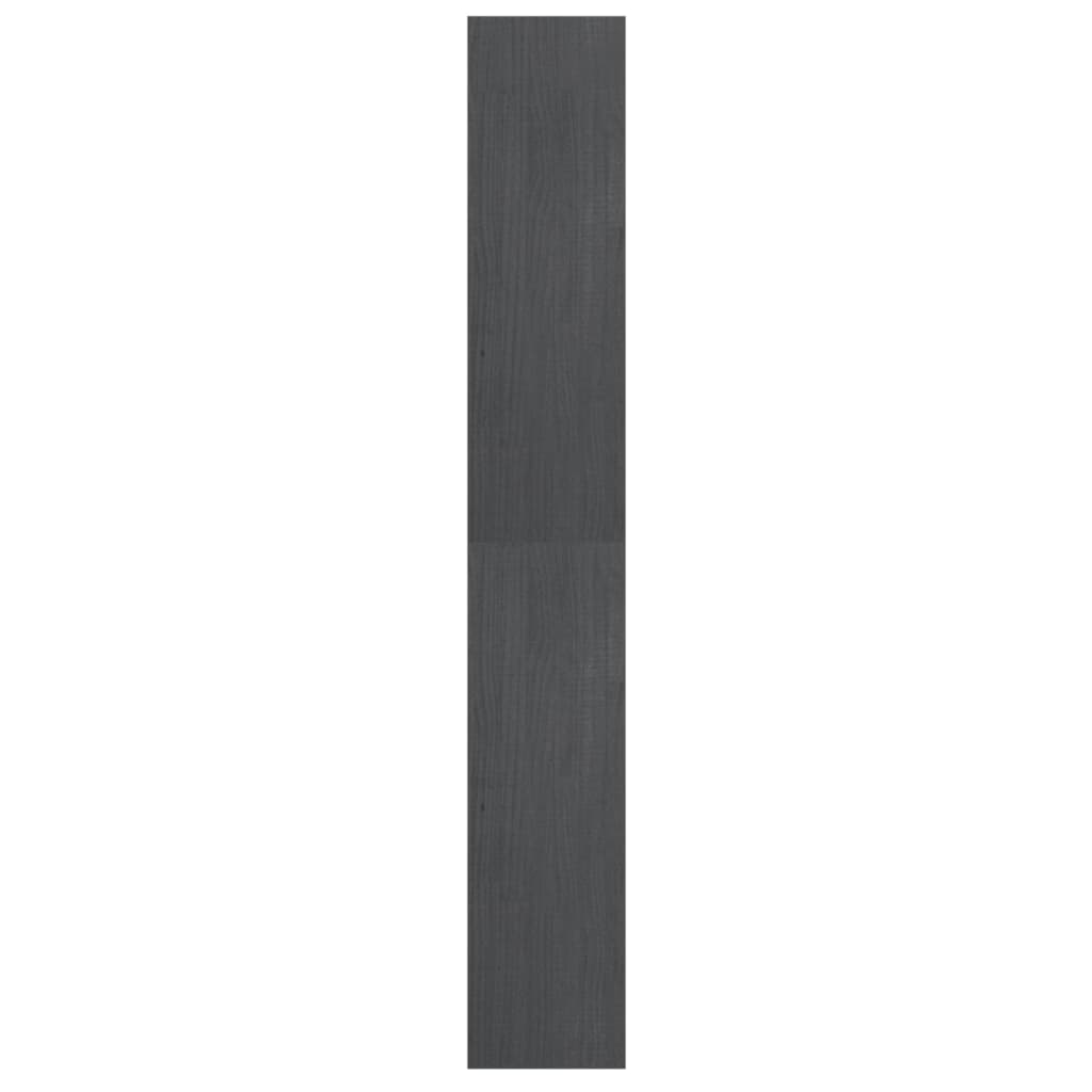 Kirjahylly/tilanjakaja harmaa 40x30x199 cm täysi mänty - Sisustajankoti.fi