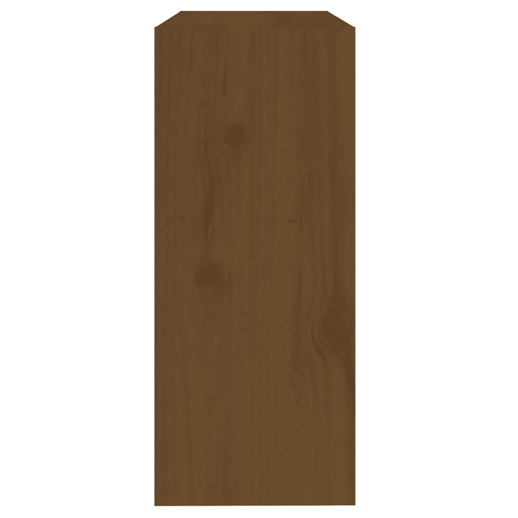 Kirjahylly/tilanjakaja hunajanruskea 60x30x71,5 cm täysi mänty - Sisustajankoti.fi
