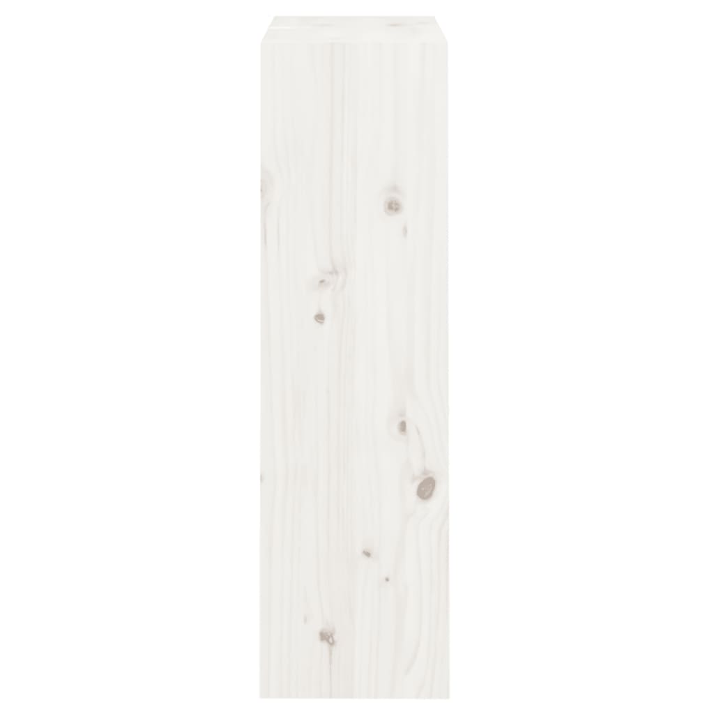 Kirjahylly/tilanjakaja valkoinen 60x30x103,5 cm täysi mänty - Sisustajankoti.fi