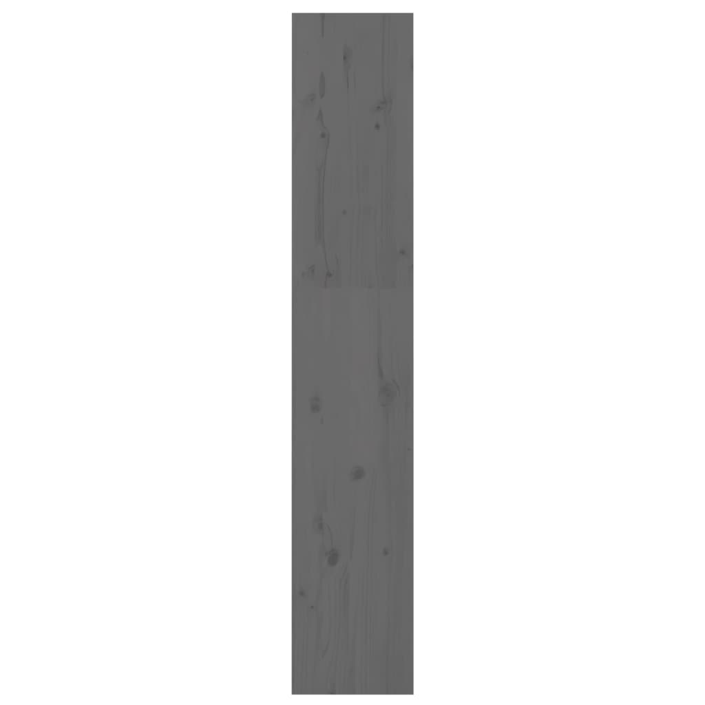 Kirjahylly/tilanjakaja harmaa 60x30x167,5 cm täysi mänty - Sisustajankoti.fi