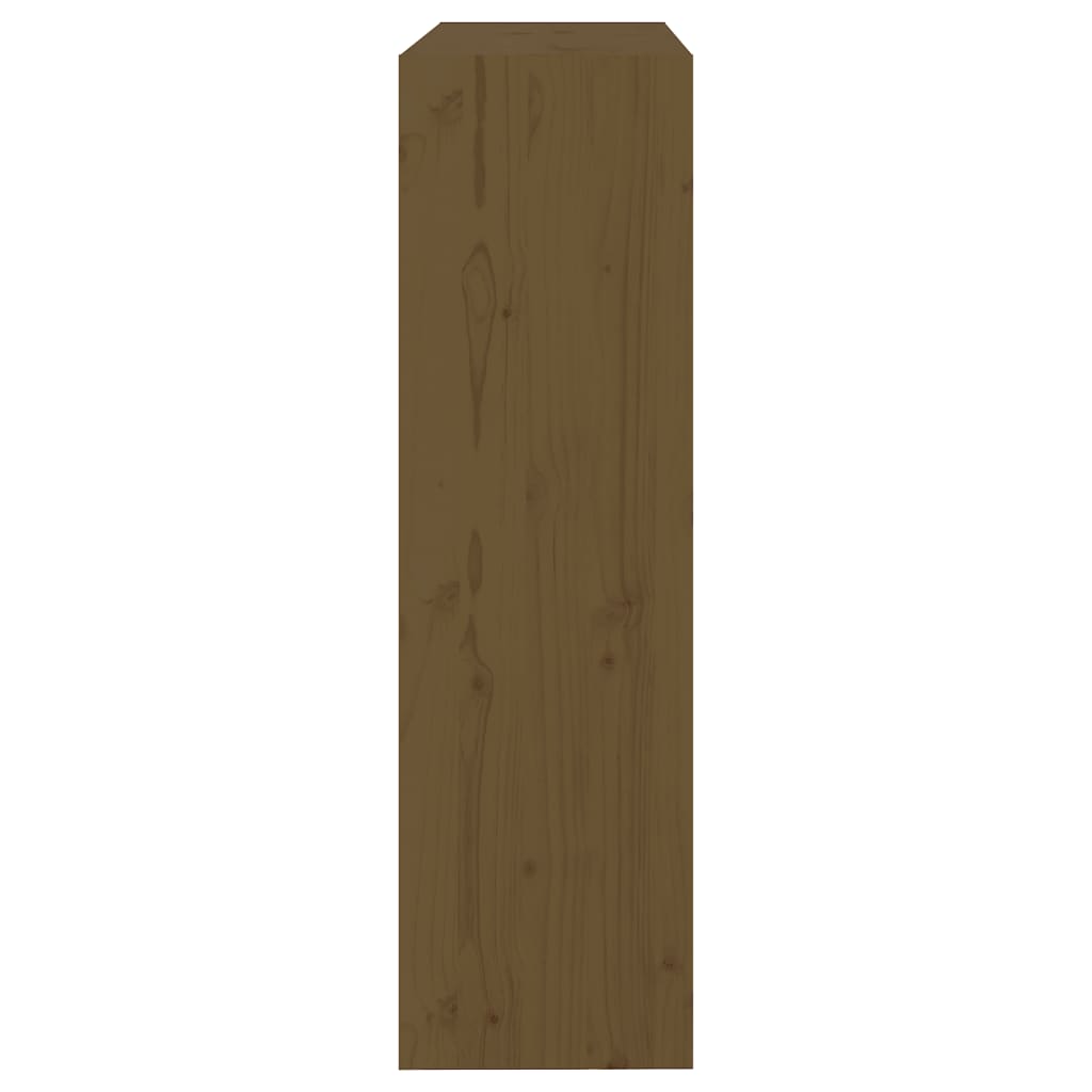 Kirjahylly/tilanjakaja hunajanruskea 80x30x103,5 cm täysi mänty - Sisustajankoti.fi