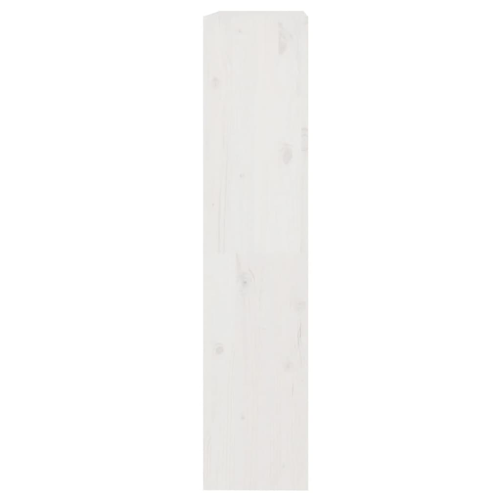 Kirjahylly/tilanjakaja valkoinen 80x30x135,5 cm täysi mänty - Sisustajankoti.fi