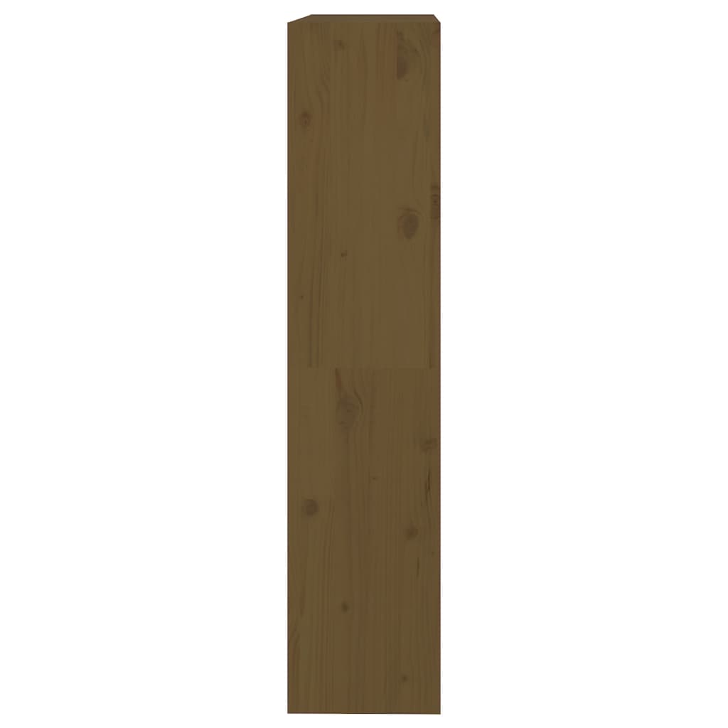 Kirjahylly/tilanjakaja hunajanruskea 80x30x135,5 cm täysi mänty - Sisustajankoti.fi