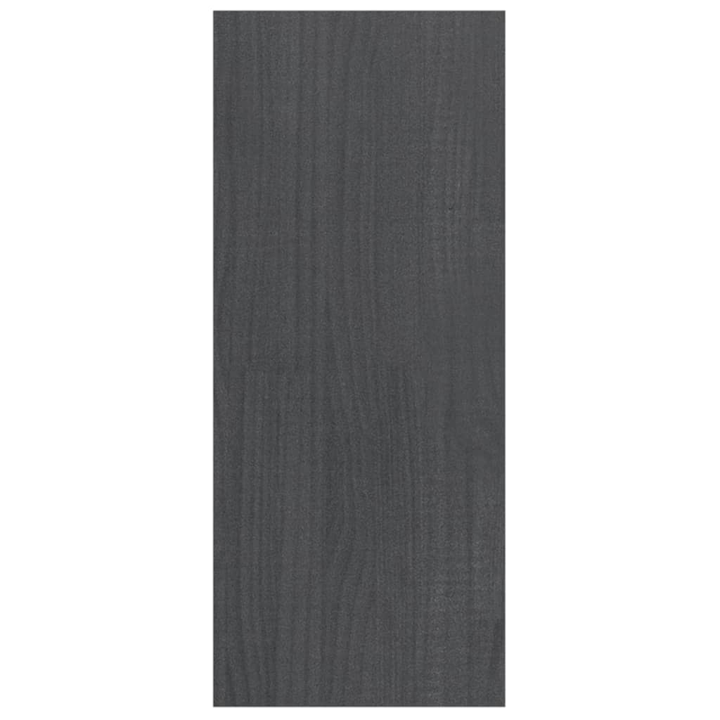 Kirjahylly/tilanjakaja harmaa 100x30x71,5 cm täysi mänty - Sisustajankoti.fi