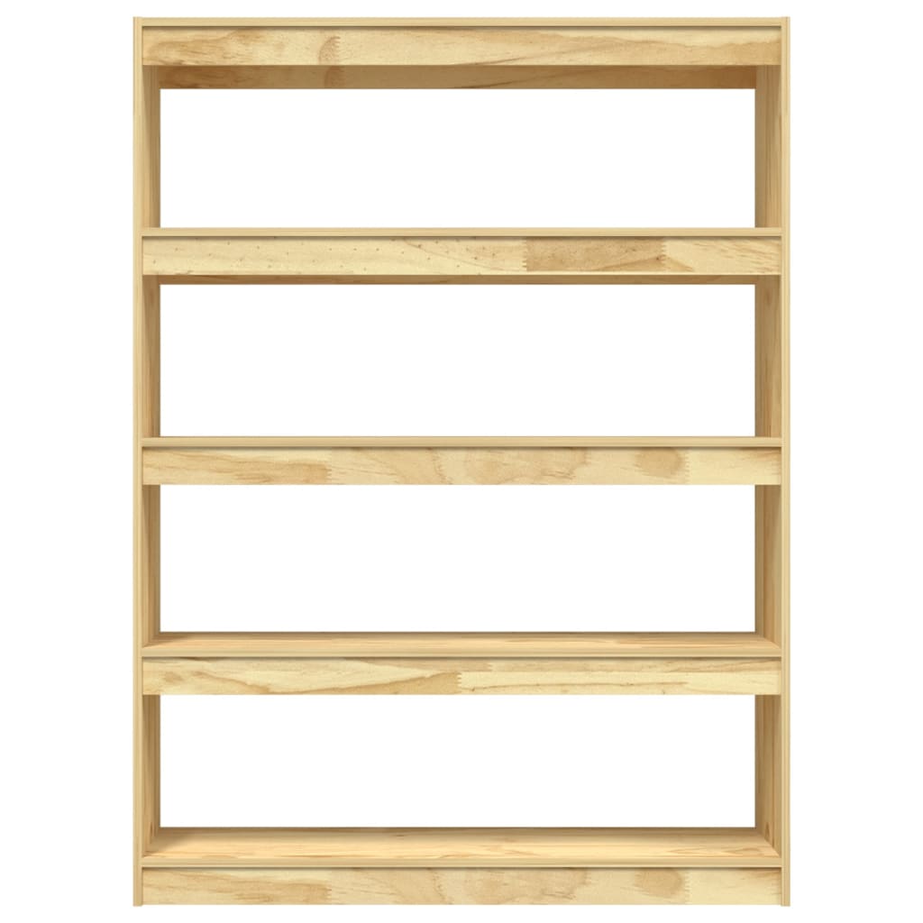 Kirjahylly/tilanjakaja 100x30x135,5 cm täysi mänty - Sisustajankoti.fi