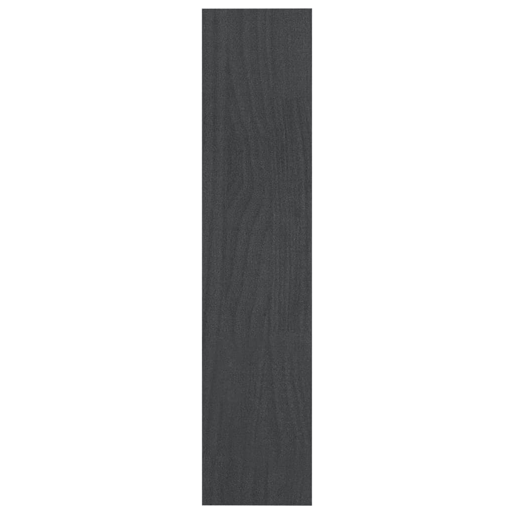 Kirjahylly/tilanjakaja harmaa 100x30x135,5 cm täysi mänty - Sisustajankoti.fi