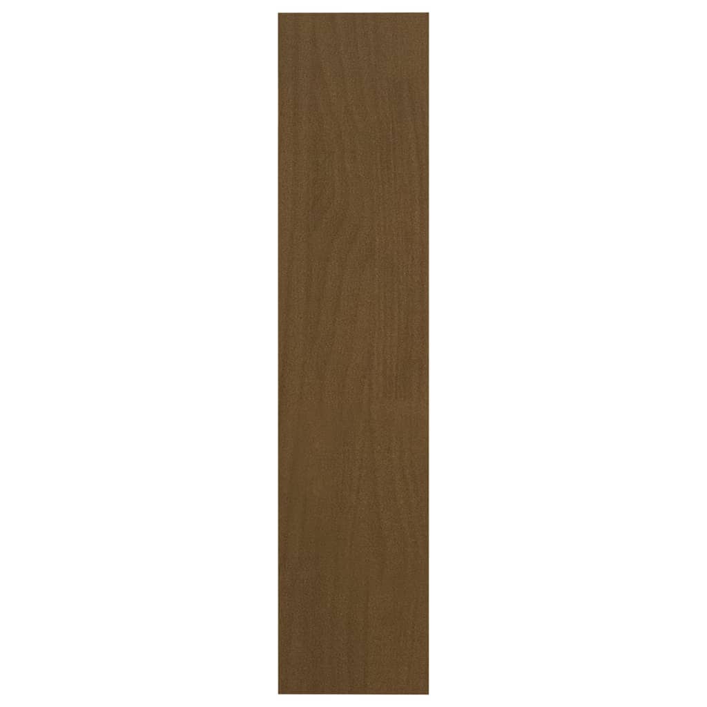 Kirjahylly/tilanjakaja hunajanruskea 100x30x135,5cm täysi mänty - Sisustajankoti.fi