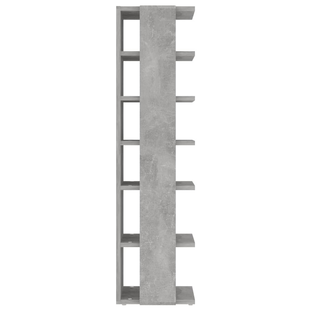 Kenkäkaappi betoninharmaa 25x27x102 cm lastulevy - Sisustajankoti.fi